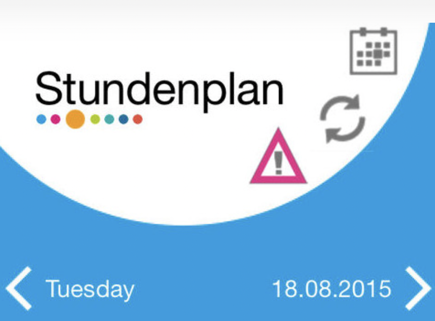 Showreel: Stundenplan App